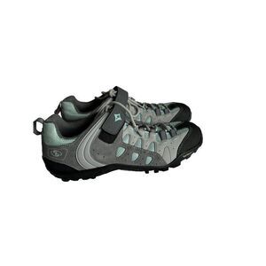 Specialized Women's Tahoe Mountain Bike Shoes Gray & Mint Size 42 EU 10 US 8.5